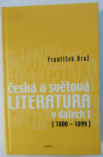Česká a světová literatura v datech I (1800-1899)